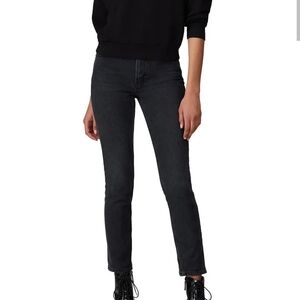 Reformation Gray Jeans JULIA high Rise Cigarette Pacific Wash